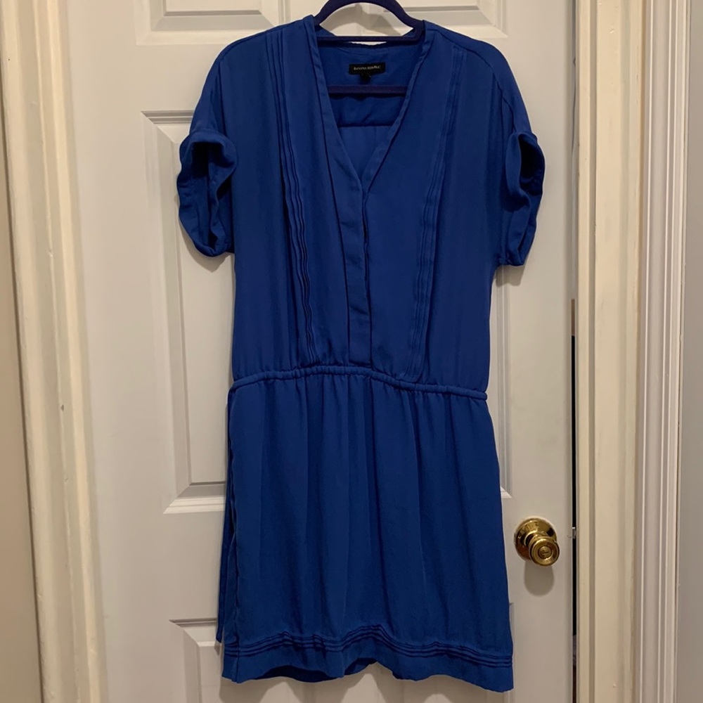Banana Republic Blue Shirt Dress